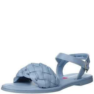 Steve Madden Girls Shoes Girls Karina Flat Sandal, Blue, 2 Little Kid